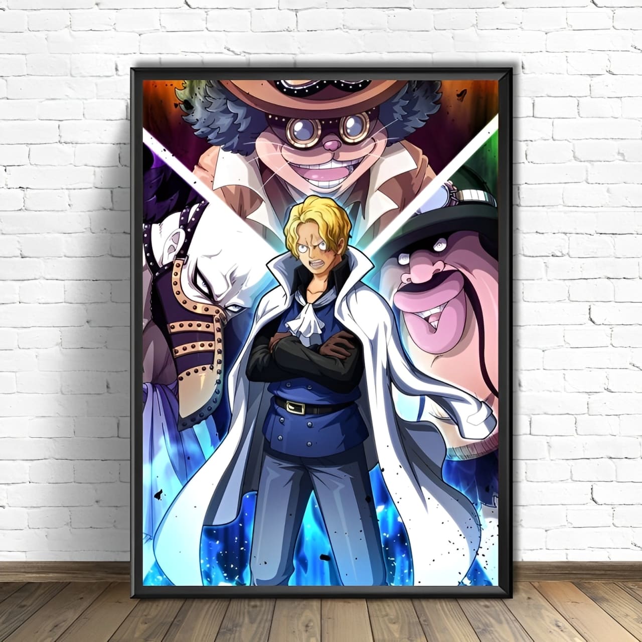 tableau toile one piece commandants revolutionnaire sabo 1
