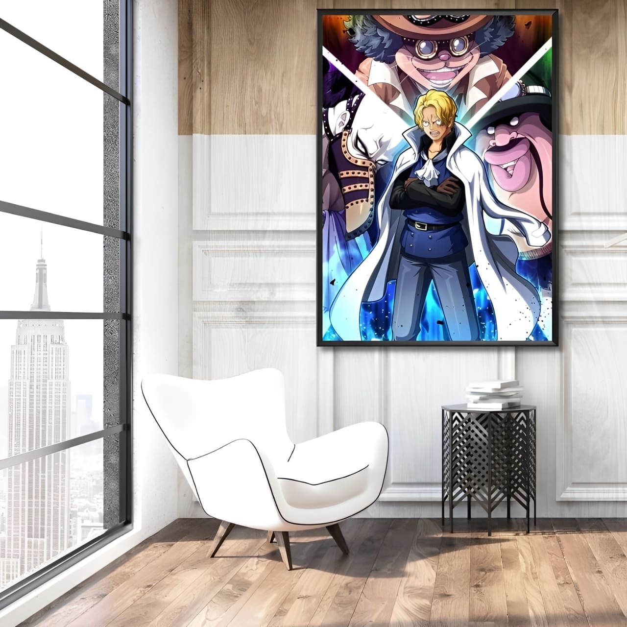 tableau toile one piece commandants revolutionnaire sabo 2