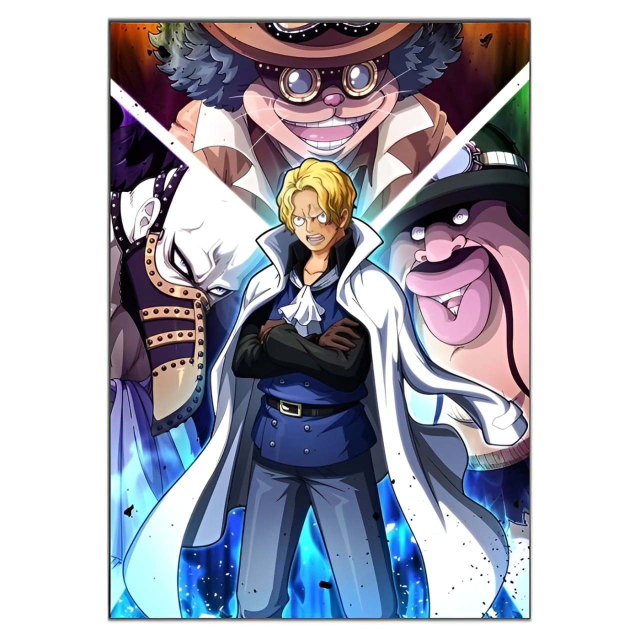 tableau toile one piece commandants revolutionnaire sabo 3