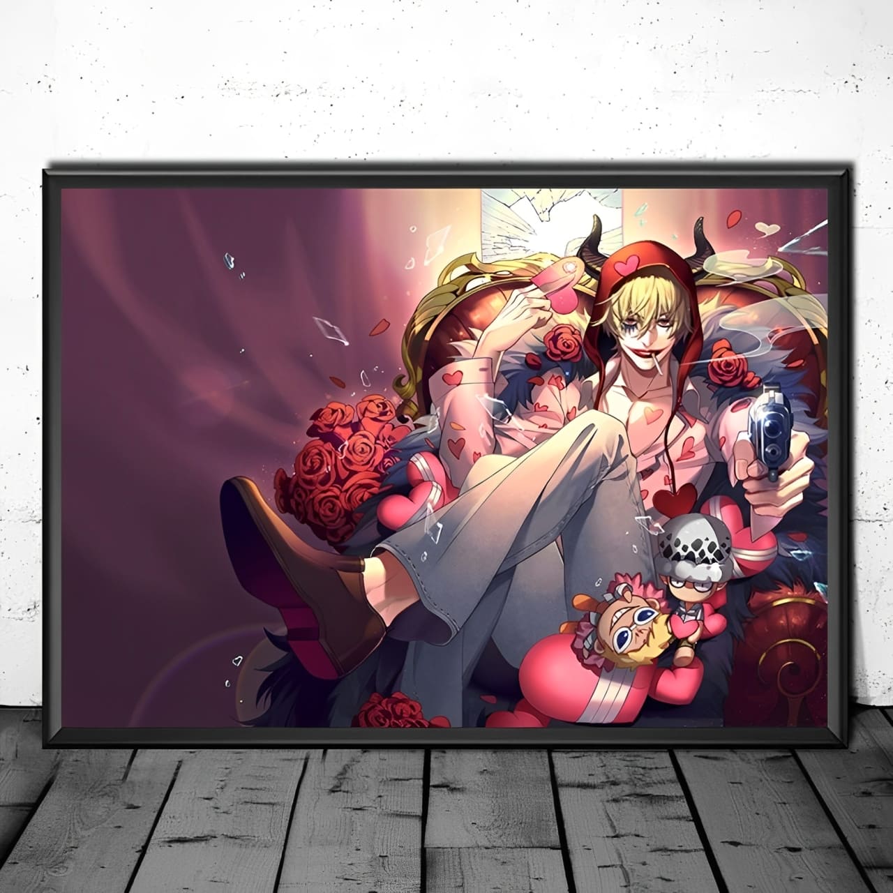 tableau toile one piece corazon 1