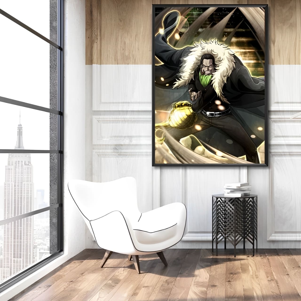 tableau toile one piece sir crocodile sand 2