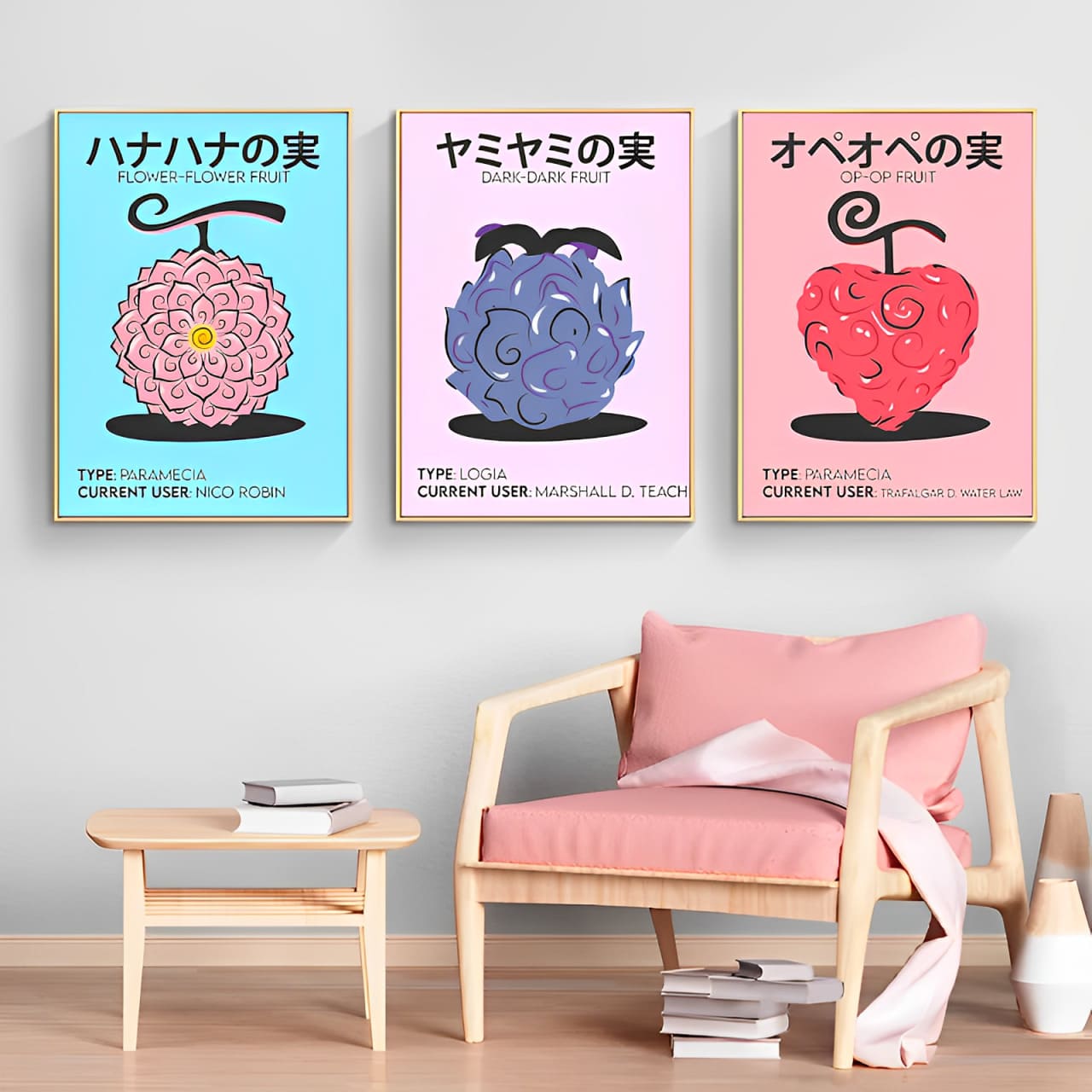 tableau toile one piece dark dark fruit 2