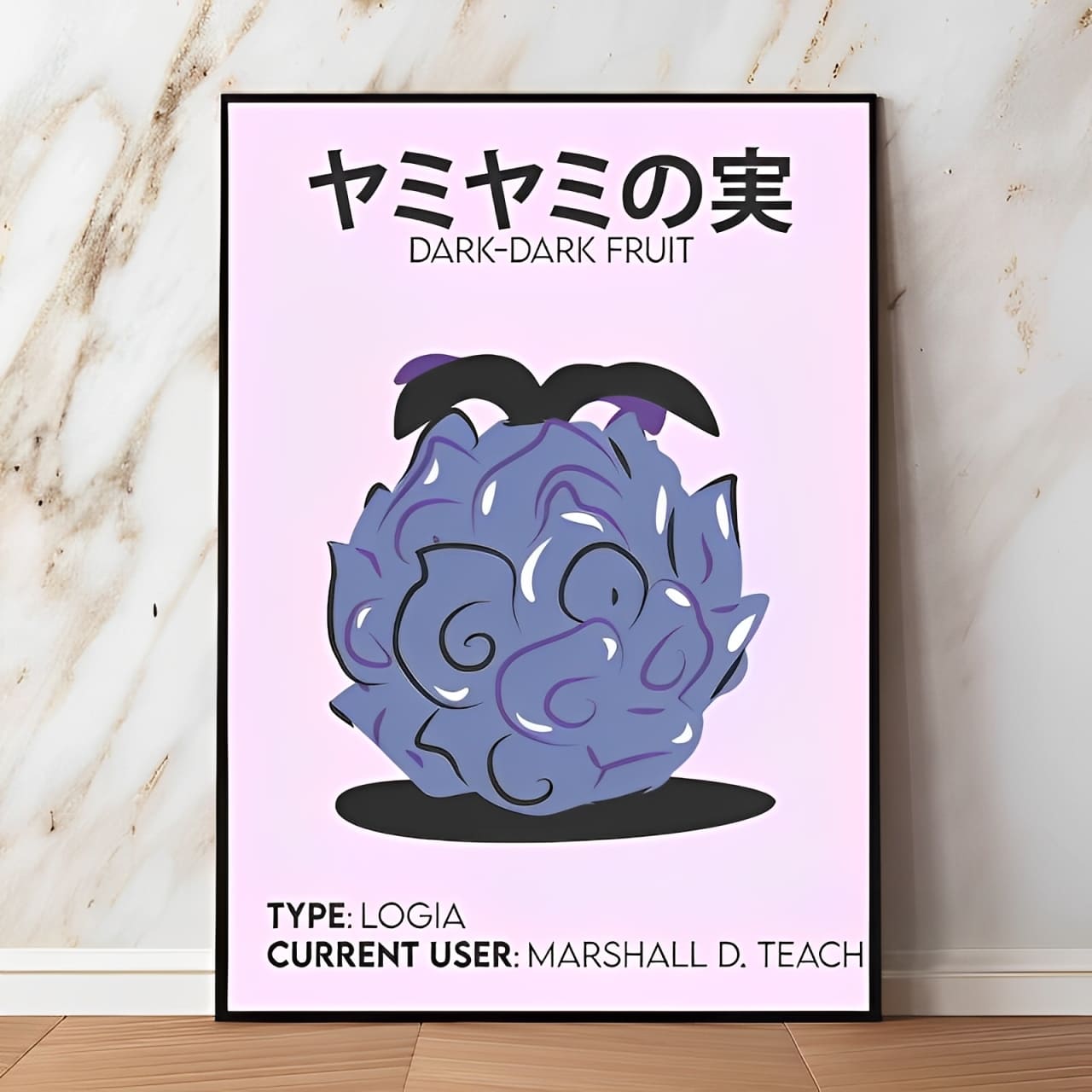 tableau toile one piece dark dark fruit 1