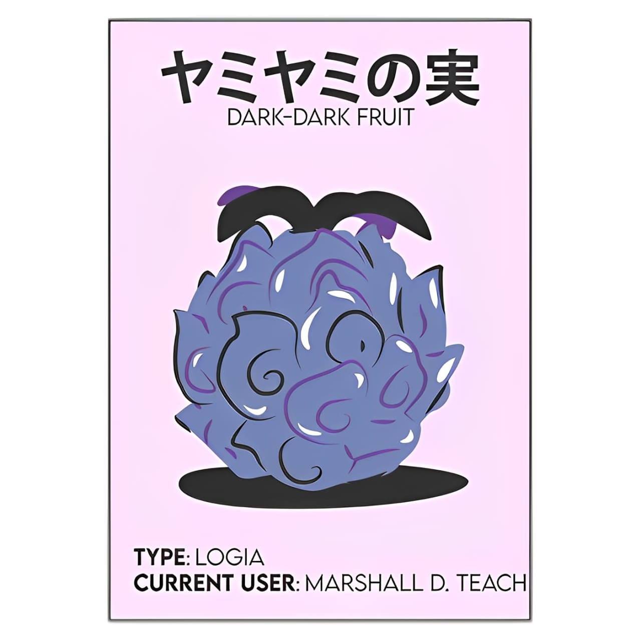 tableau toile one piece dark dark fruit 3
