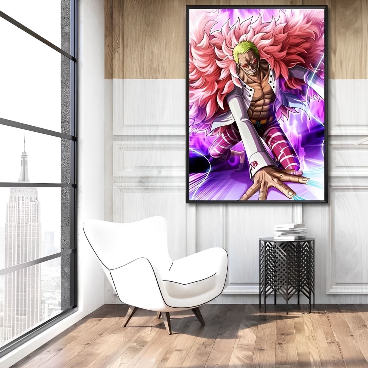 tableau toile one piece doflamingo 2