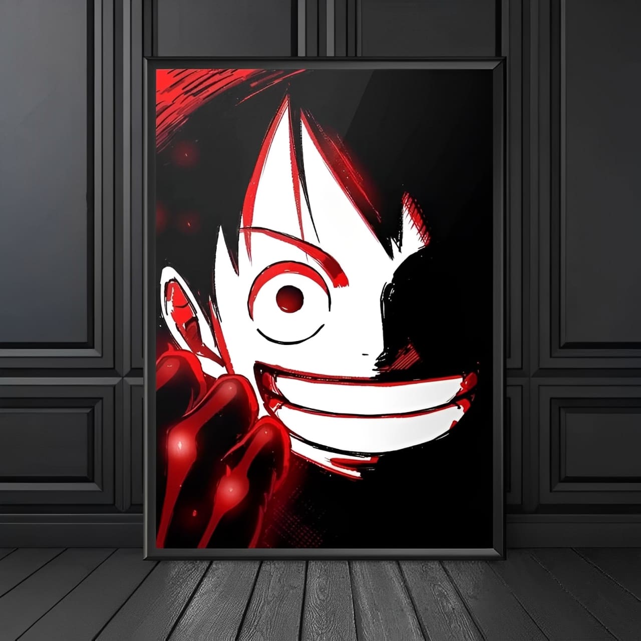 tableau toile one piece dyeing monkey luffy 1
