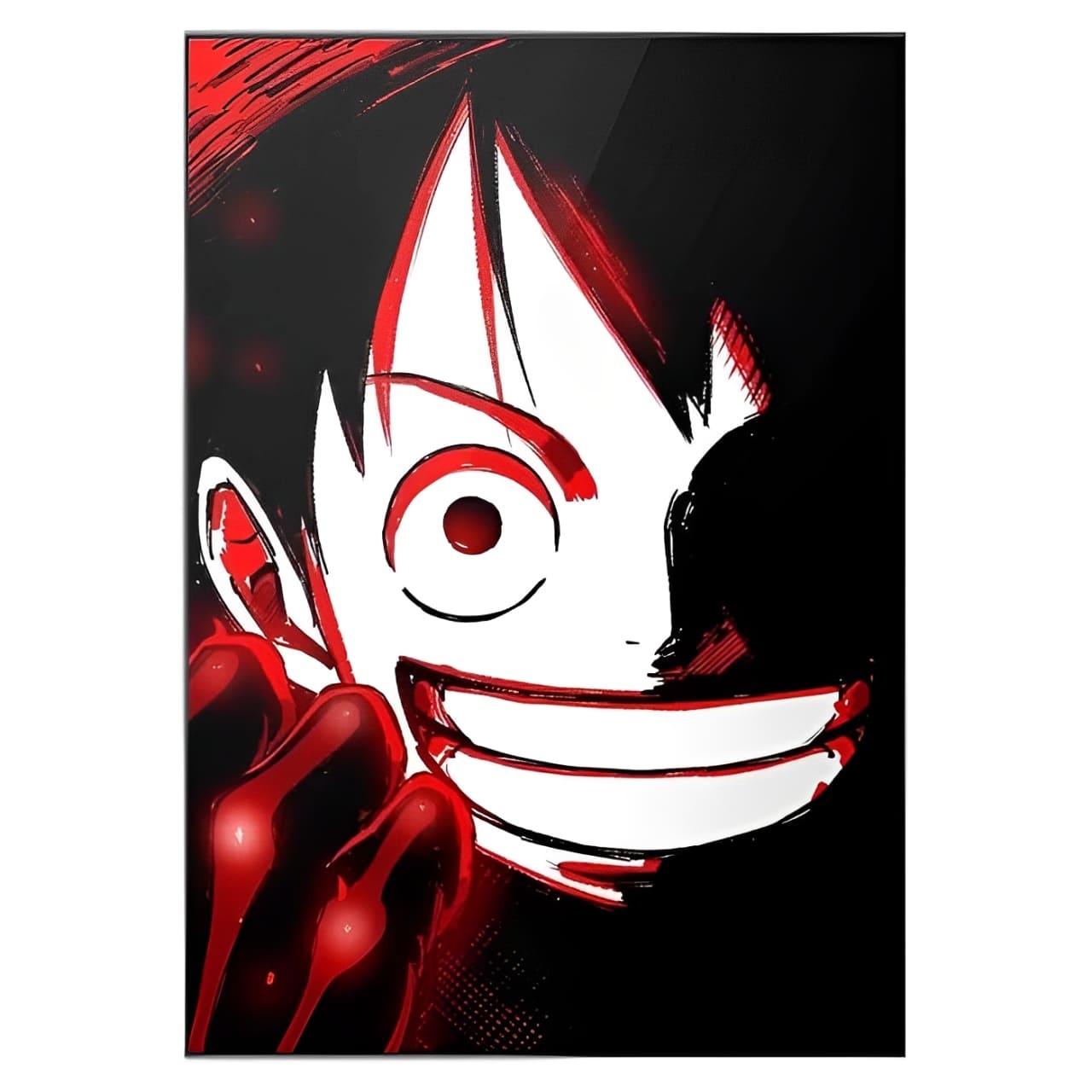tableau toile one piece dyeing monkey luffy 3
