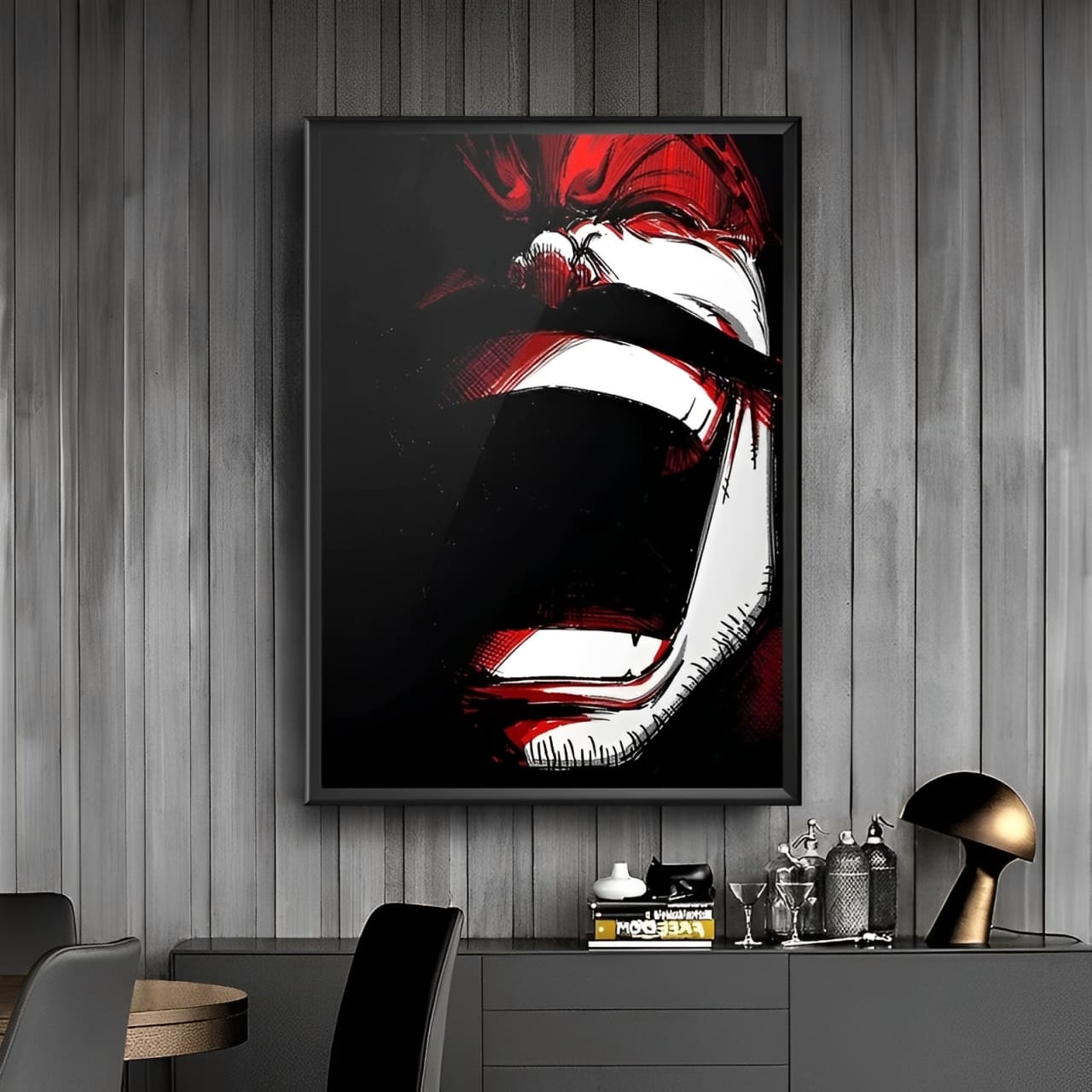 tableau toile one piece dyeing gold roger 2