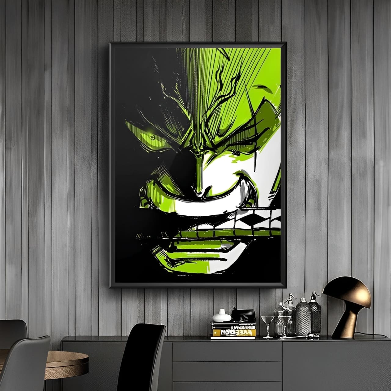 tableau toile one piece dyeing roronoa zoro 2