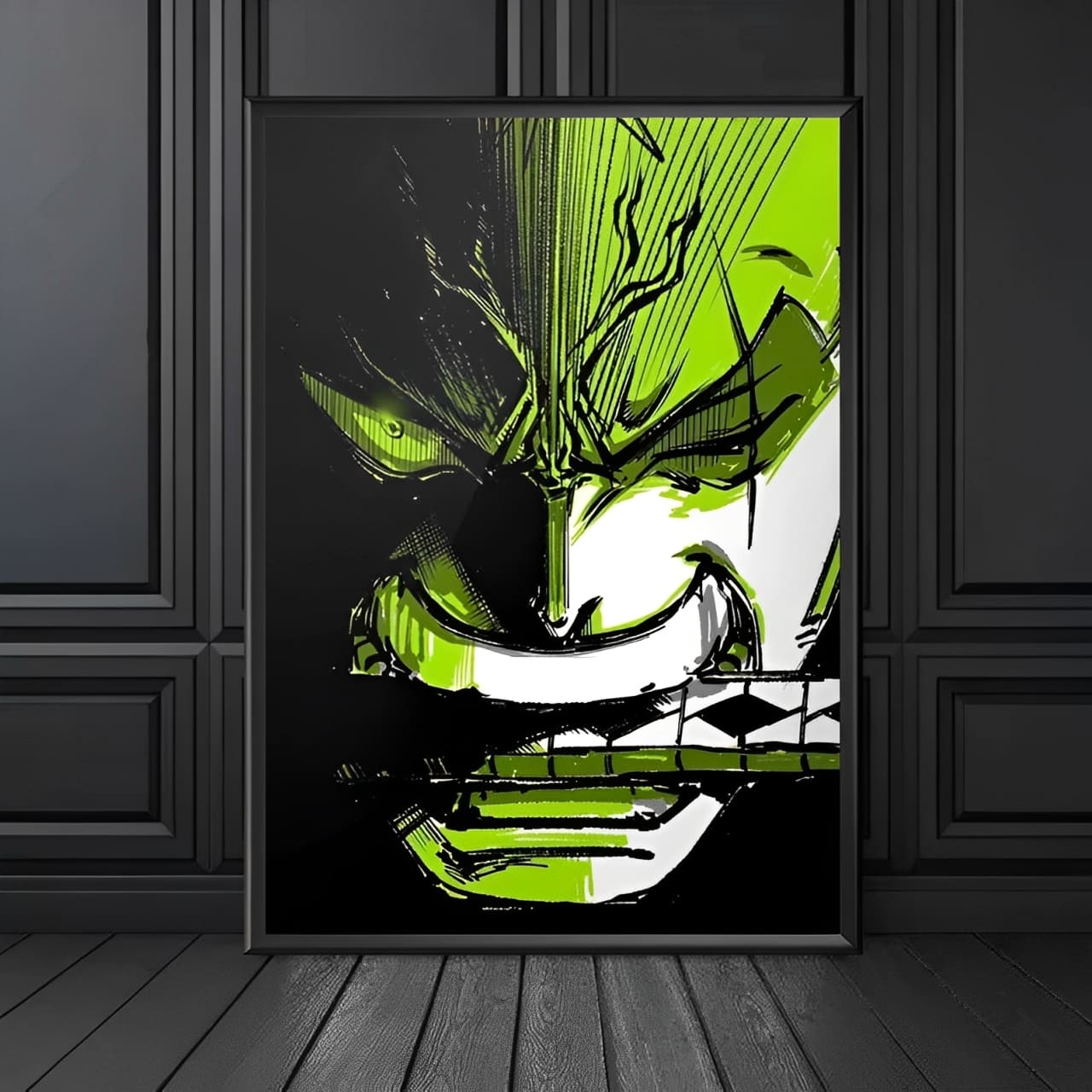 tableau toile one piece dyeing roronoa zoro 1