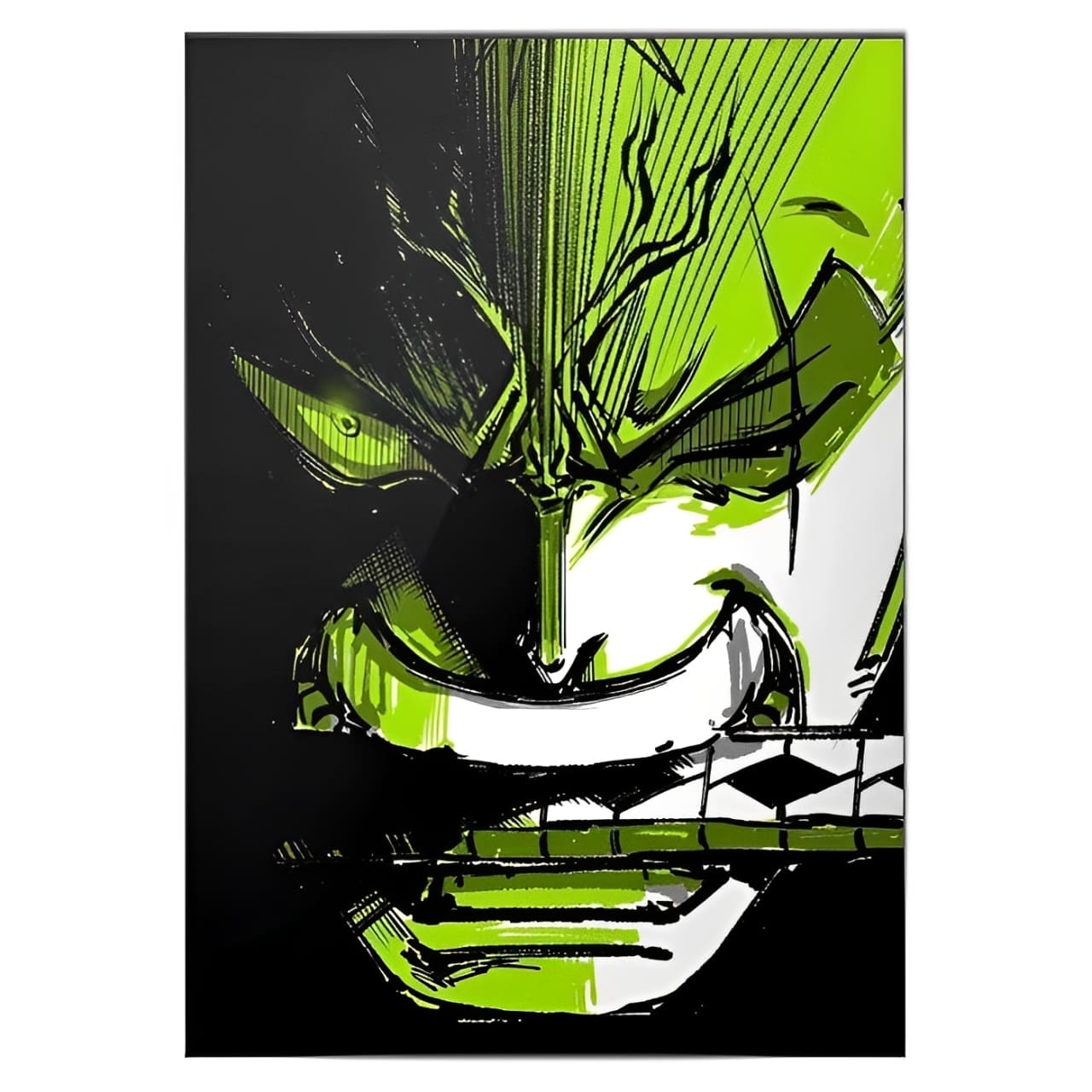 tableau toile one piece dyeing roronoa zoro 3