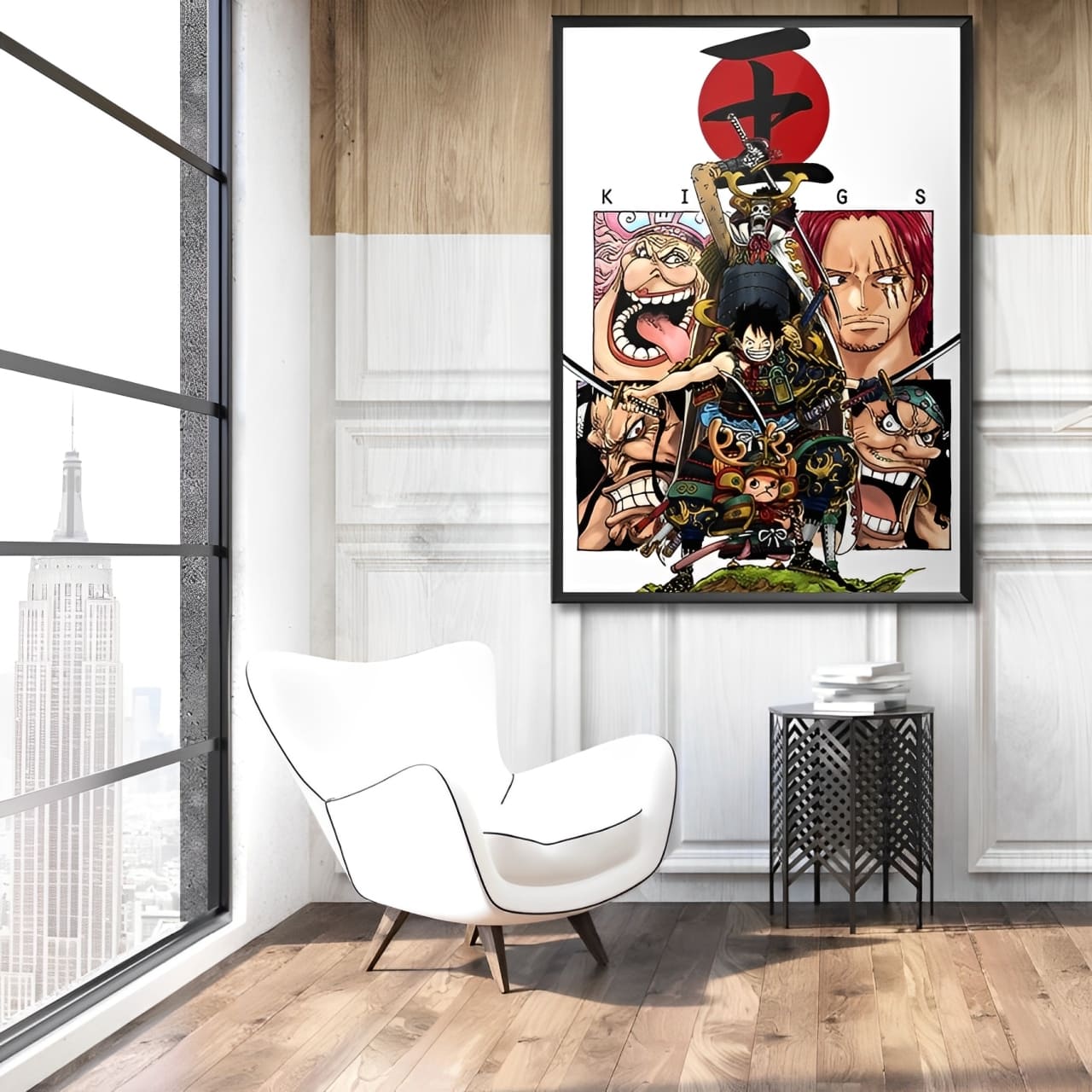 tableau toile one piece empereurs samourai 2