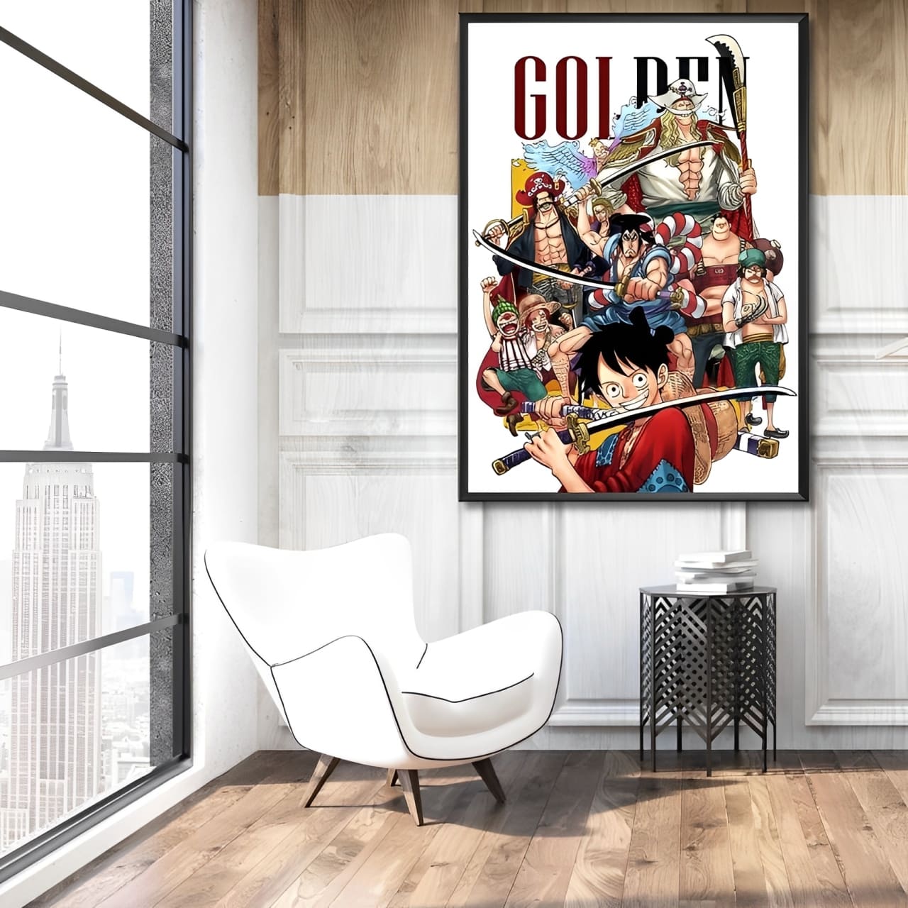 tableau toile one piece flashback oden kozuki 2