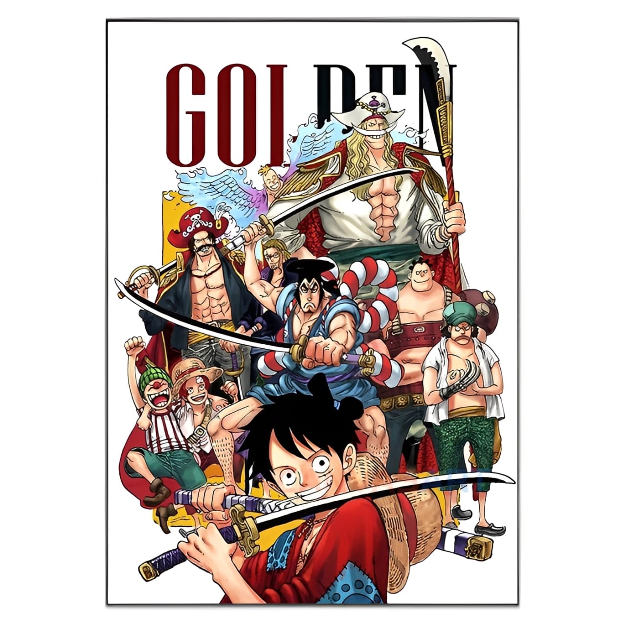 tableau toile one piece flashback oden kozuki 3