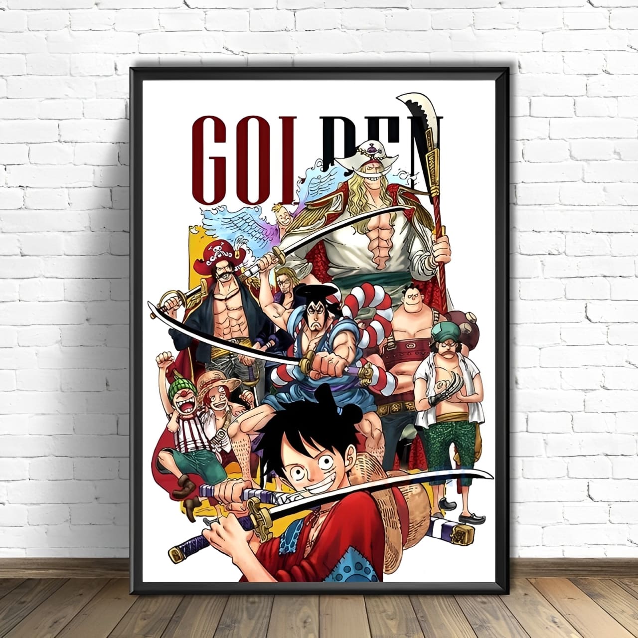 tableau toile one piece flashback oden kozuki 1