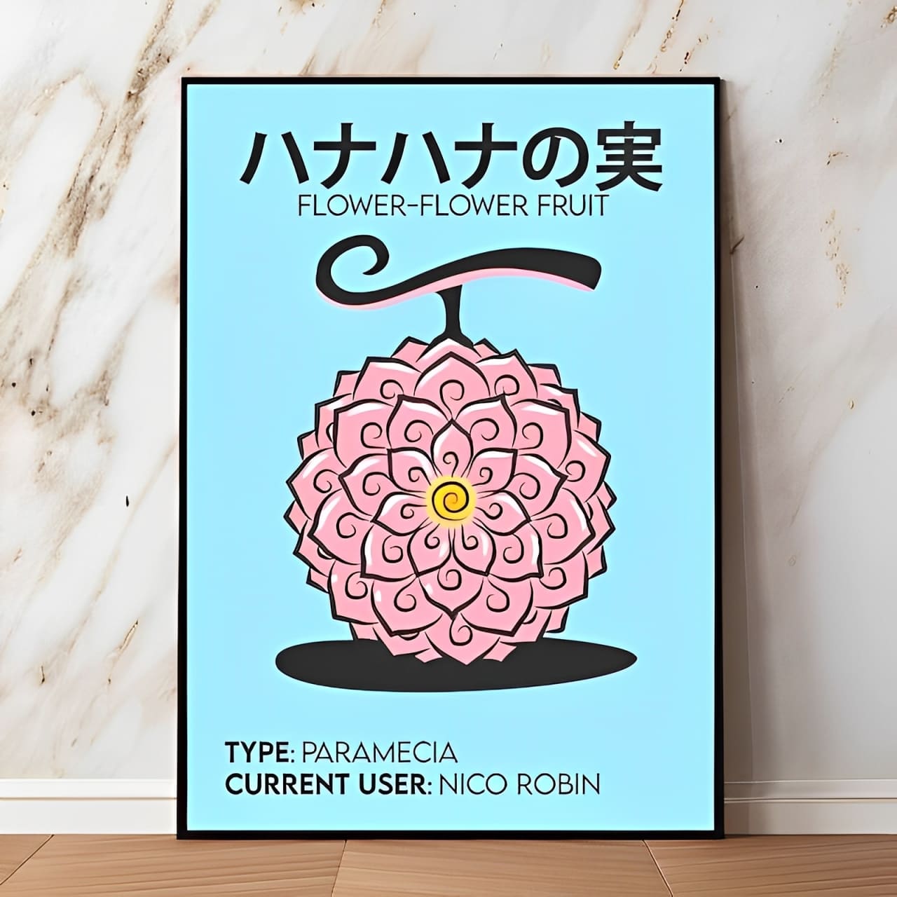 tableau toile one piece flower flower fruit 1