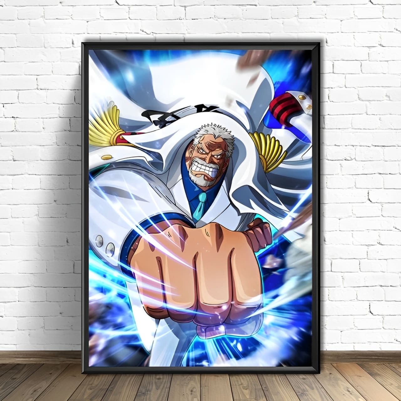 tableau toile one piece monkey garp punch 1