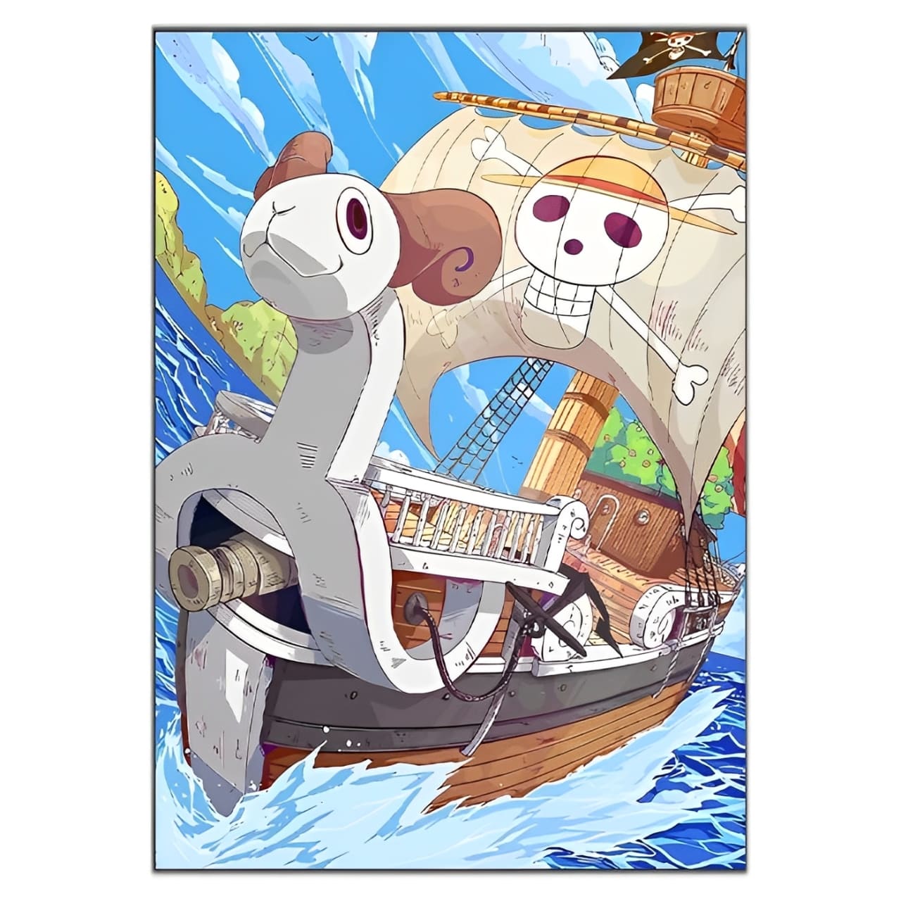 tableau toile one piece going merry 3