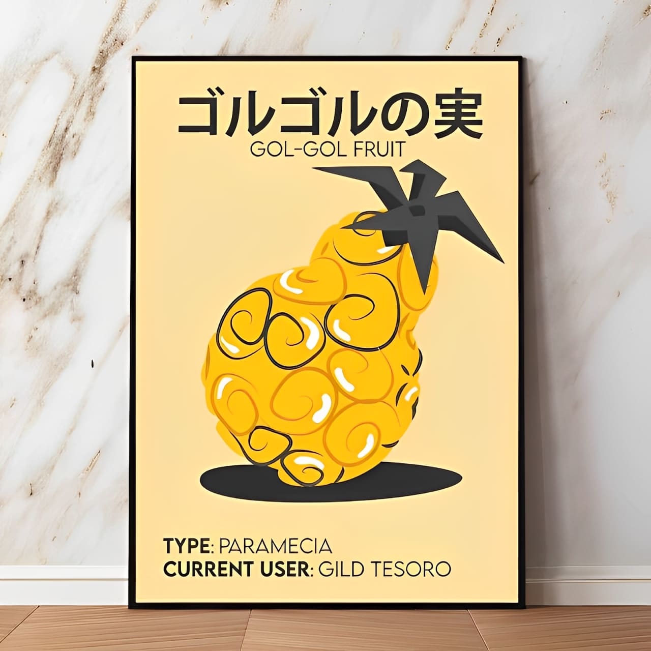 tableau toile one piece gol gol fruit 1