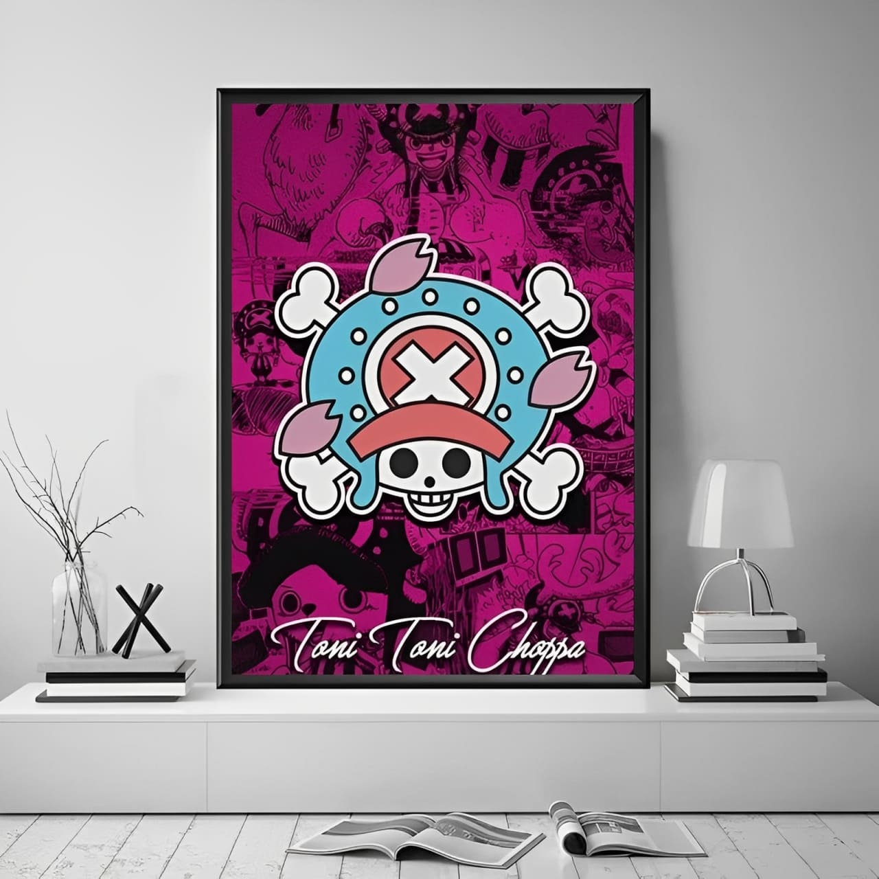 tableau toile one piece jolly roger tony chopper 1