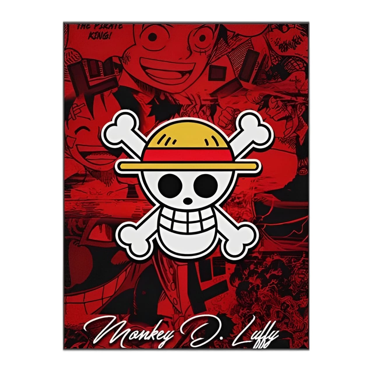 tableau toile one piece jolly roger monkey luffy 3