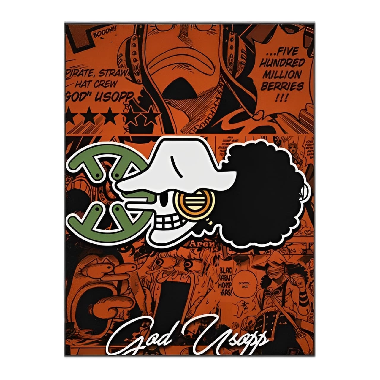 tableau toile one piece jolly roger usopp 3