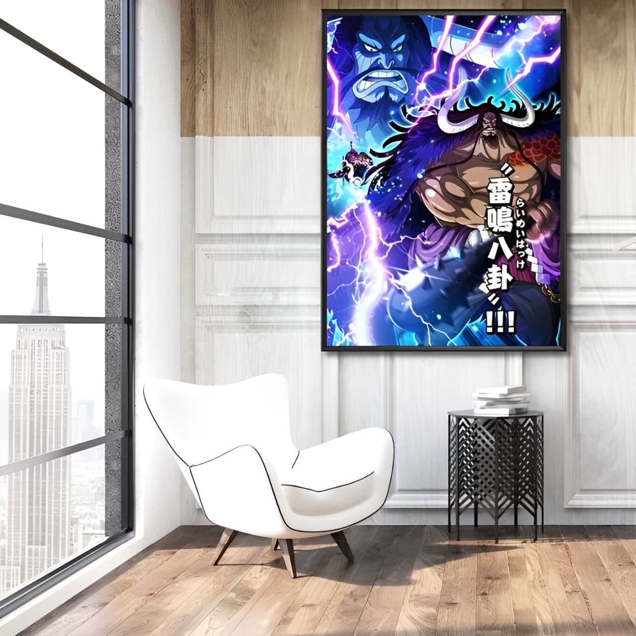 tableau toile one piece kaido divine thunder 2