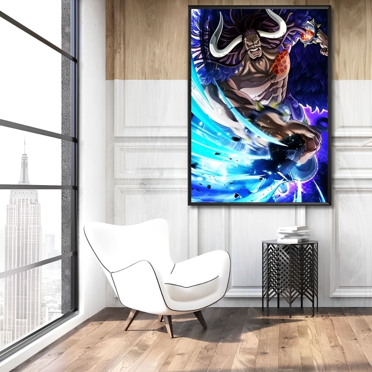 tableau toile one piece kaido slash 2