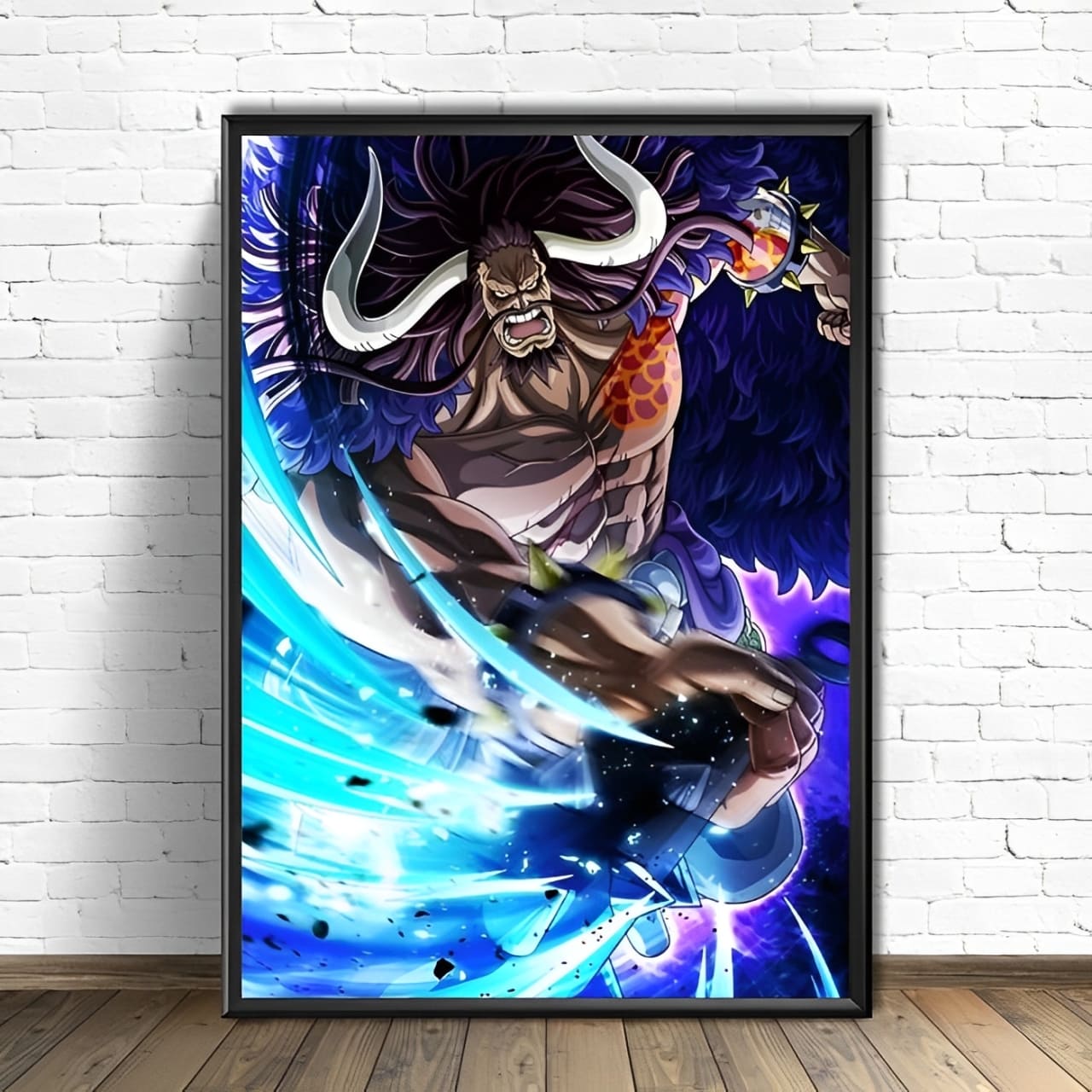 tableau toile one piece kaido slash 1