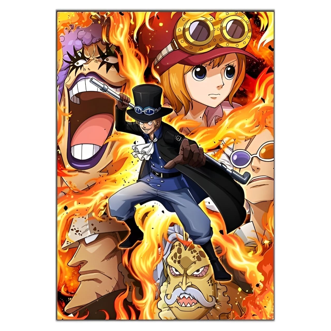 tableau toile one piece armee revolutionnaire 3