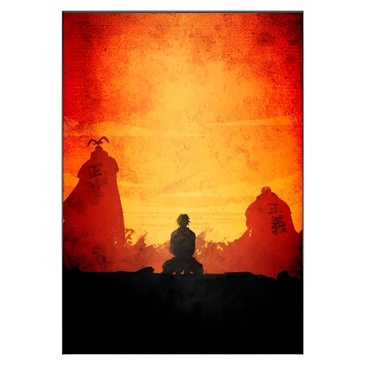 tableau toile one piece landscape portgas ace 3