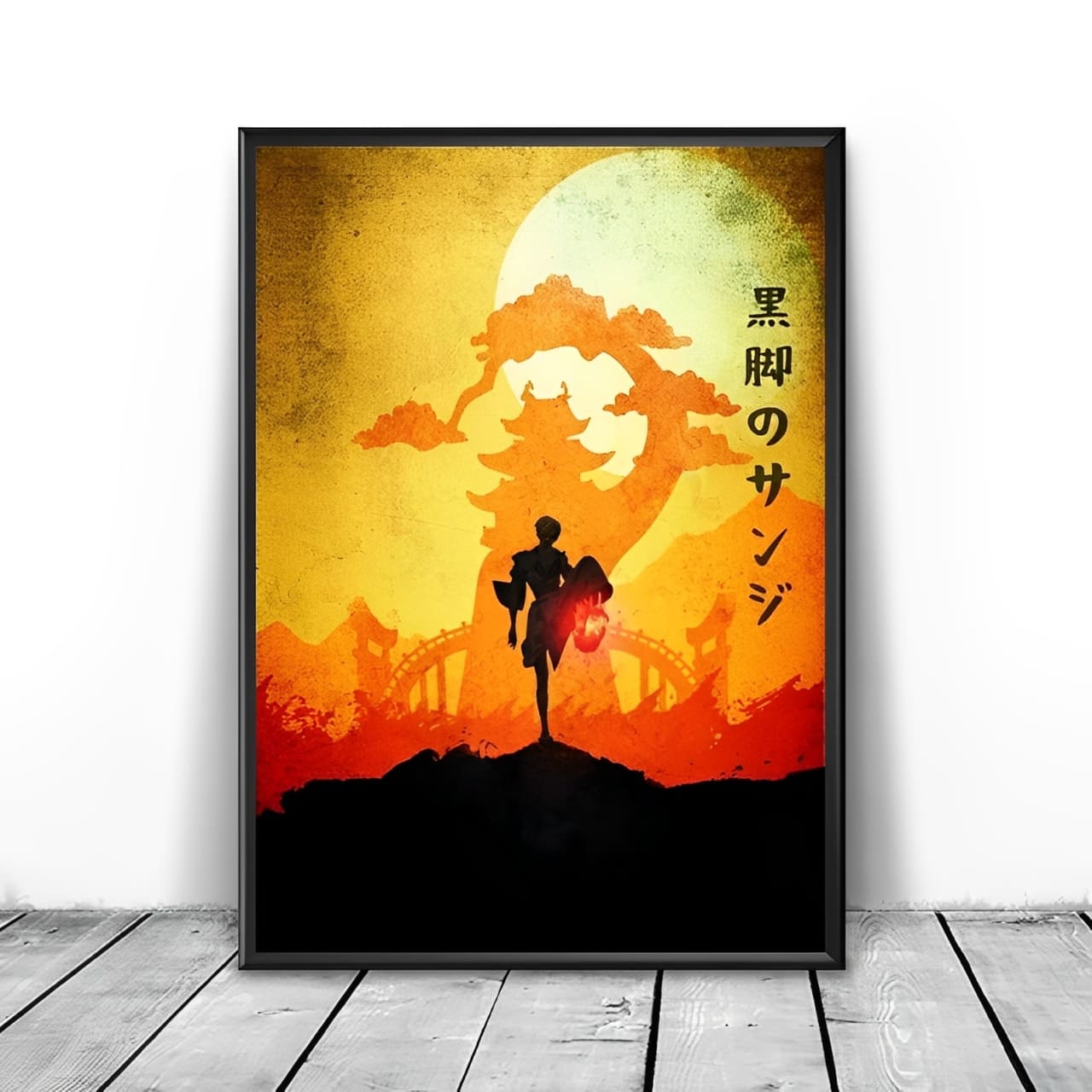 tableau toile one piece landscape vinsmoke sanji wano kuni 2