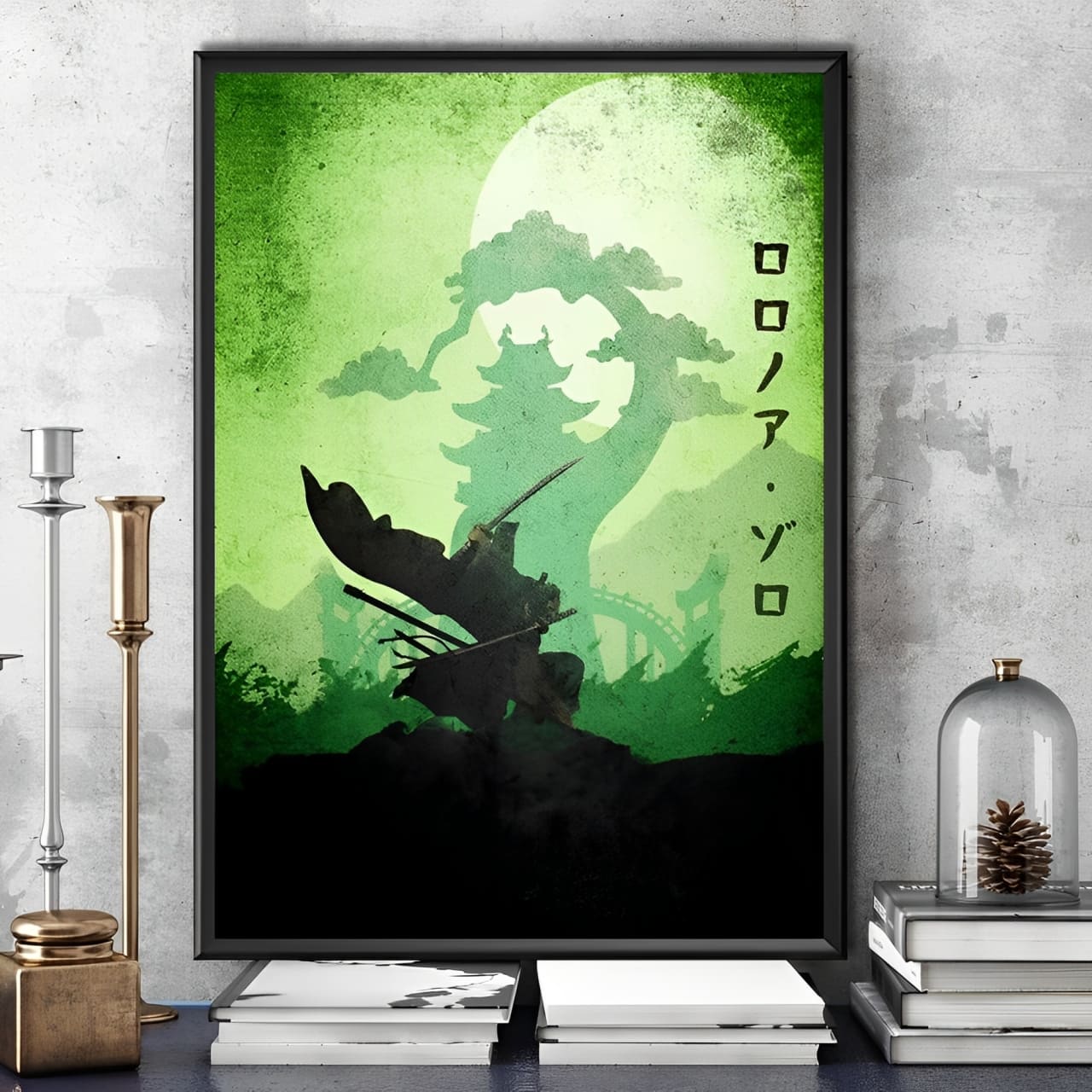 tableau toile one piece landscape roronoa zoro wano kuni 3