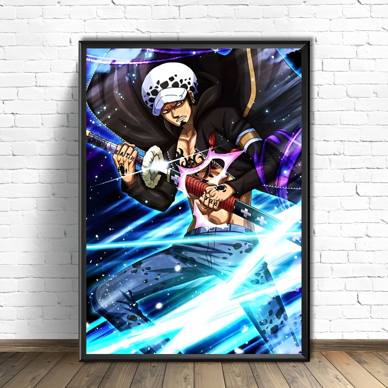 tableau toile trafalgar law sword kikoku 1