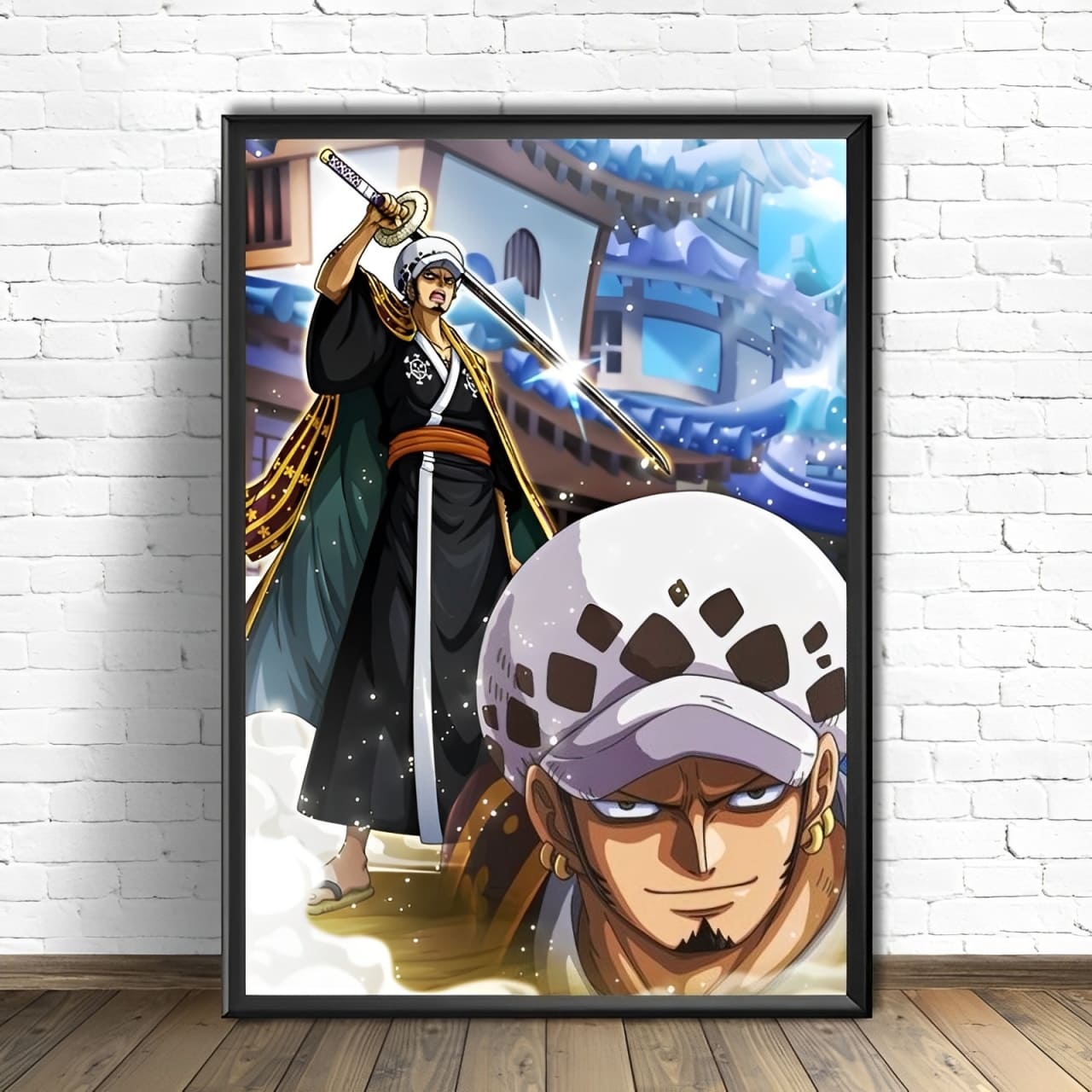 tableau toile one piece trafalgar law wano 1