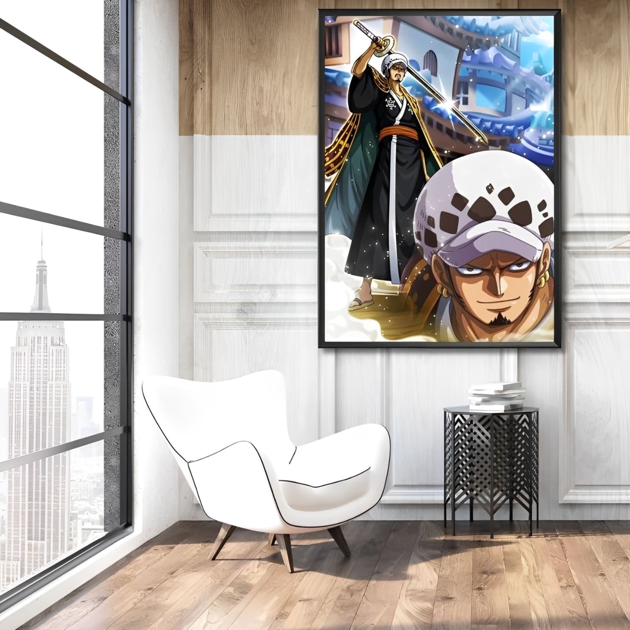 tableau toile one piece trafalgar law wano 2