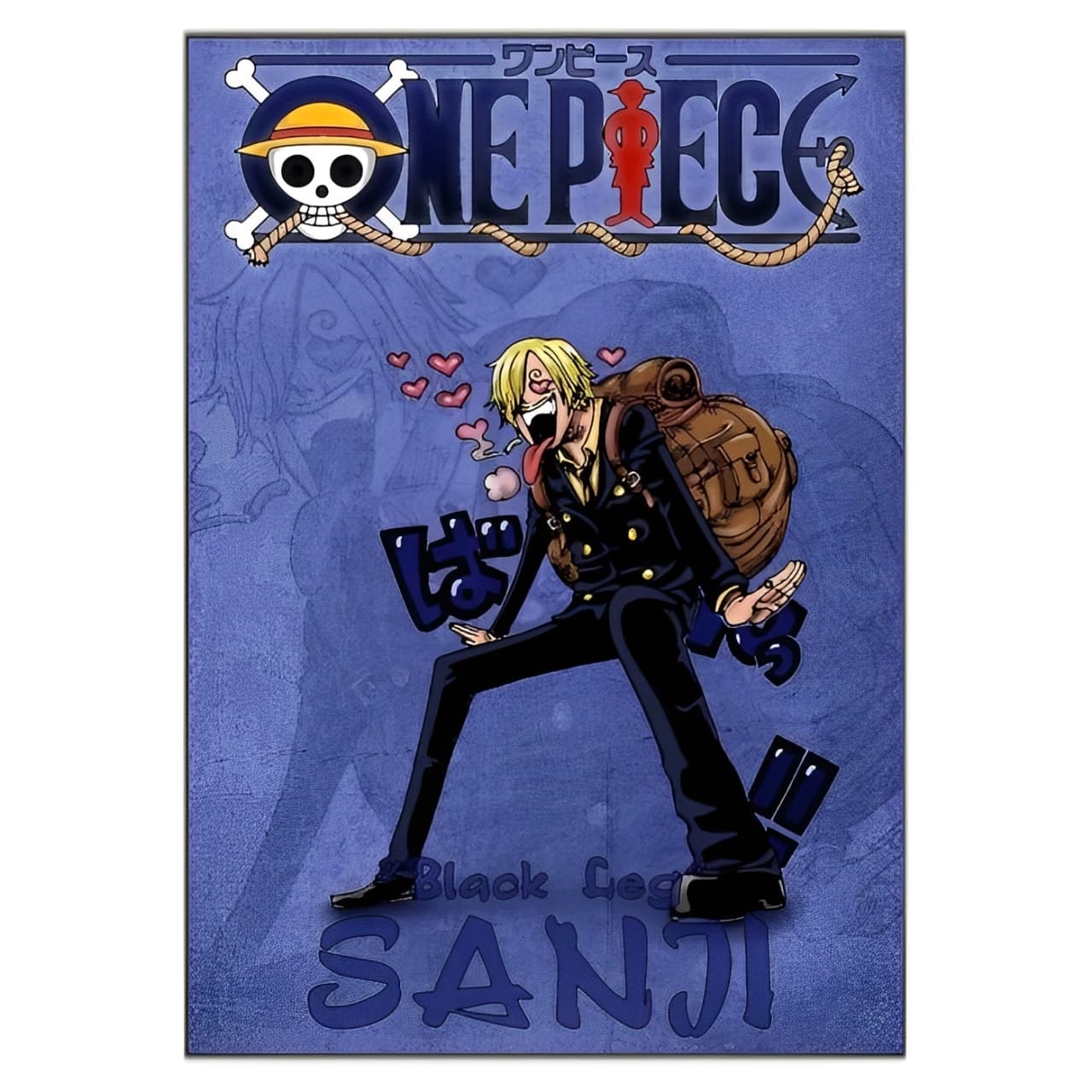 tableau toile one piece line vinsmoke sanji 3