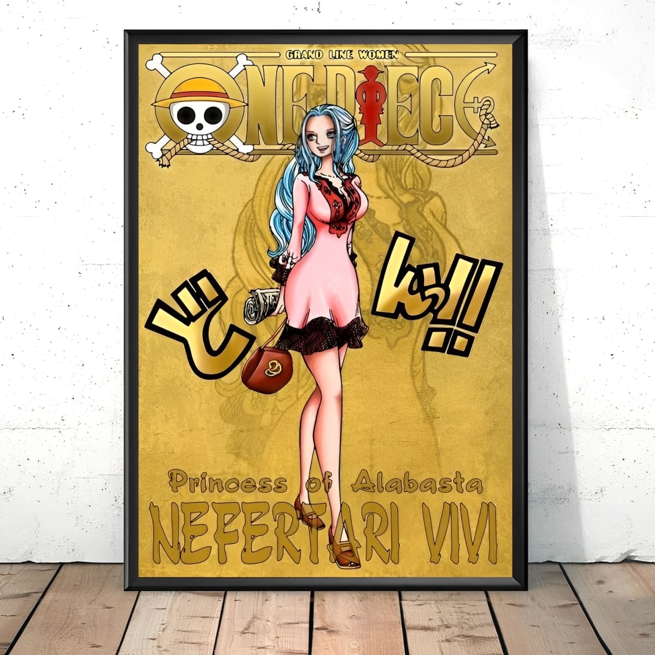 tableau toile one piece line nefertari vivi 1