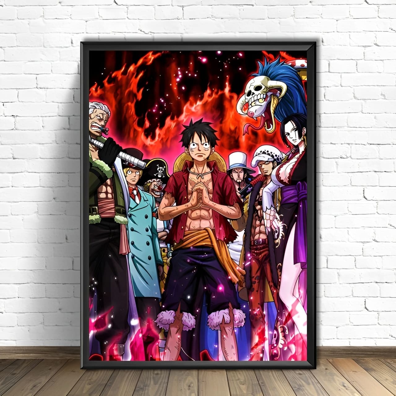 tableau toile monkey luffy personnage 1