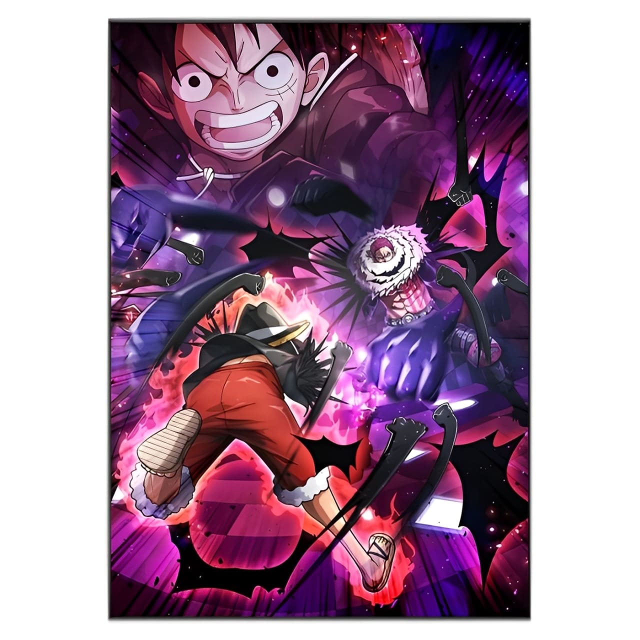 tableau toile one piece monkey luffy katakuri 3