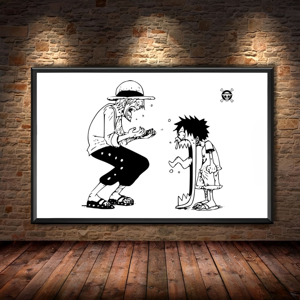 tableau one piece luffy shanks beginning 1
