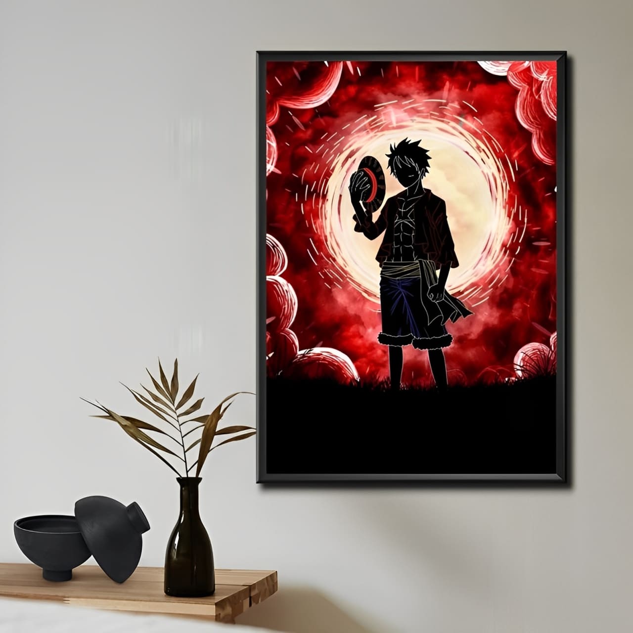 tableau toile one piece monkey luffy before cloud 2