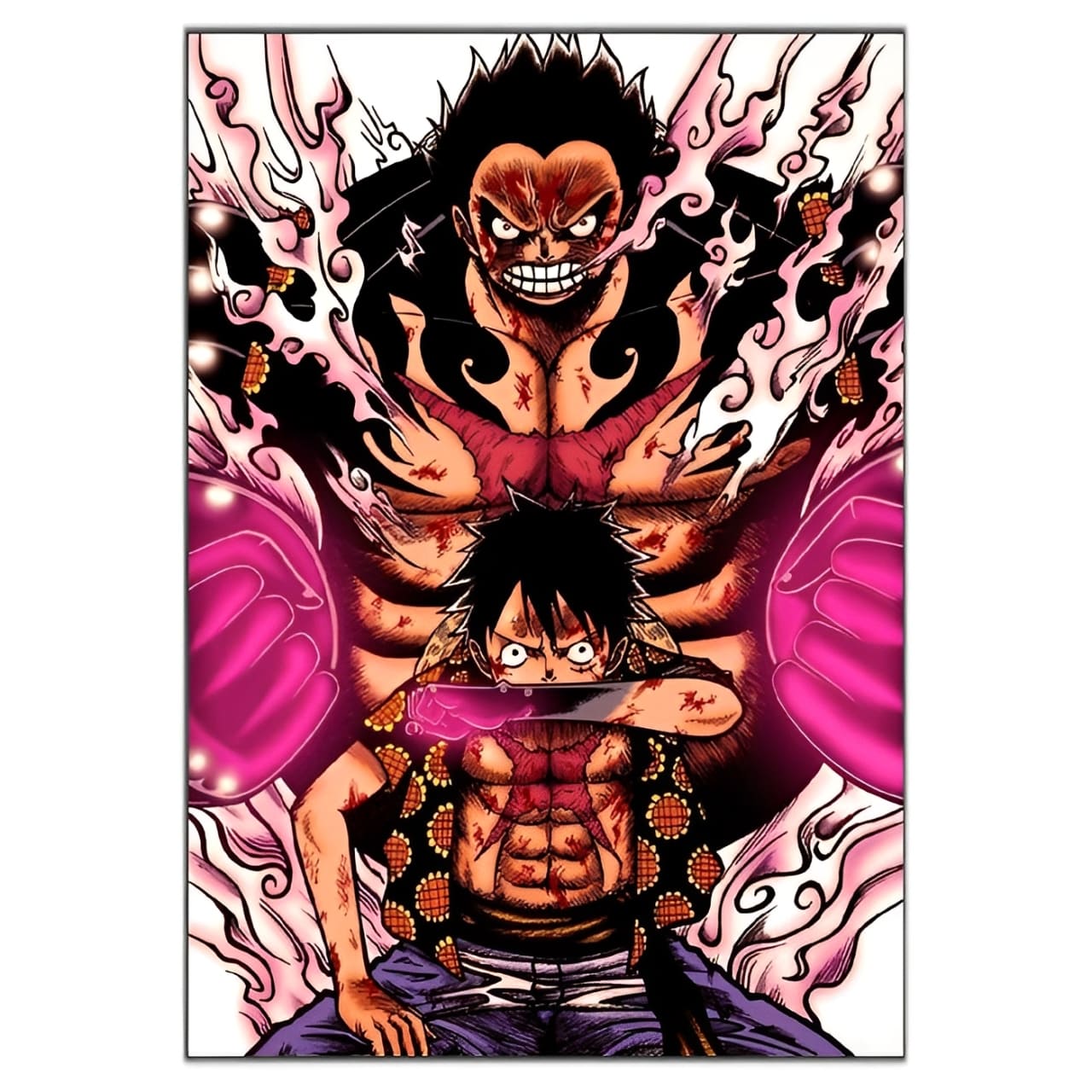 tableau toile one piece monkey luffy boundman 3