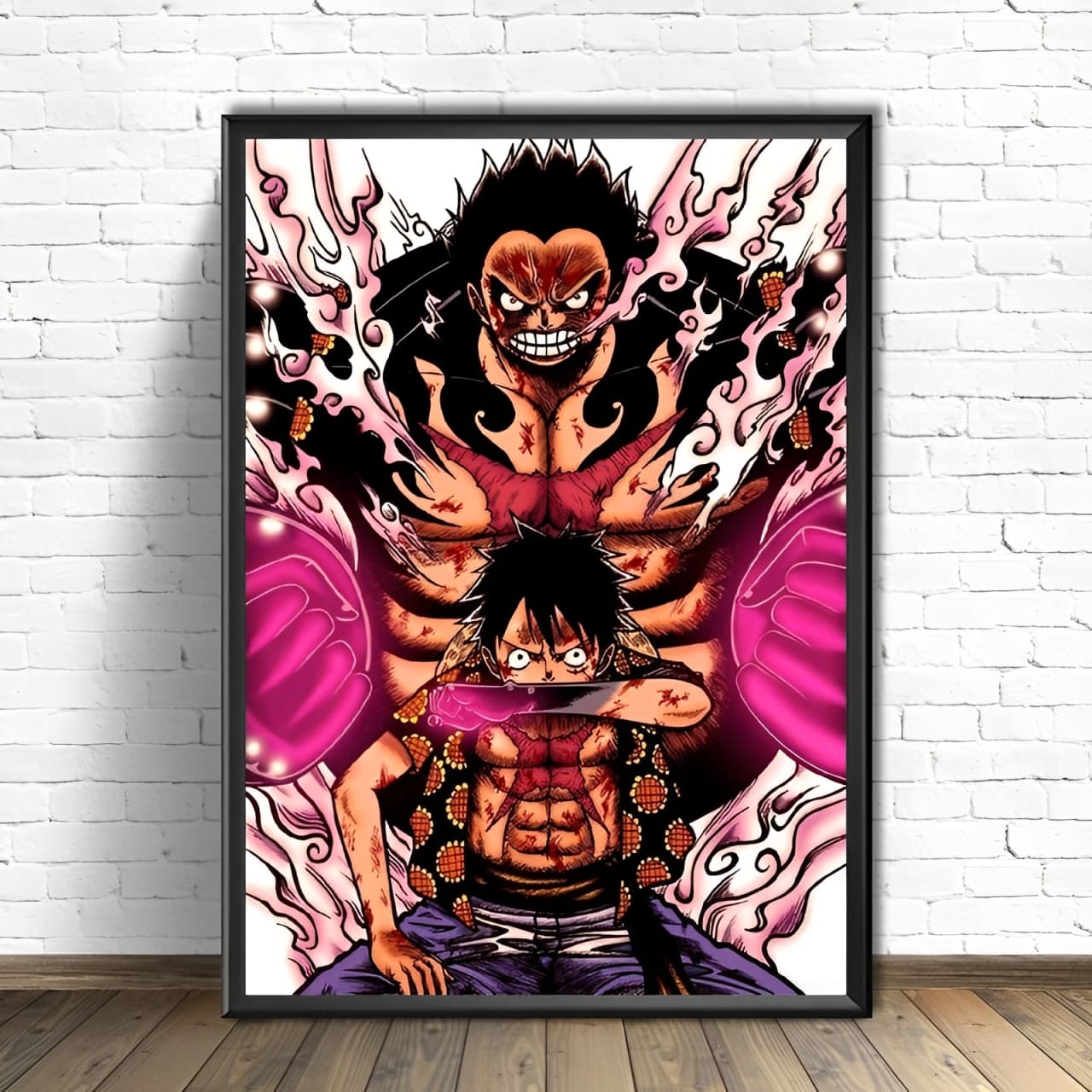 tableau toile one piece monkey luffy boundman 1