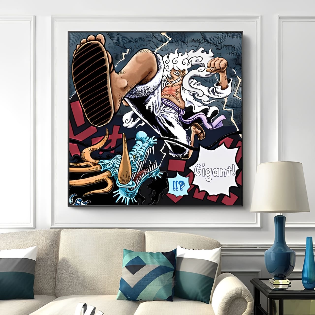 tableau one piece luffy gear 5 kaido 2