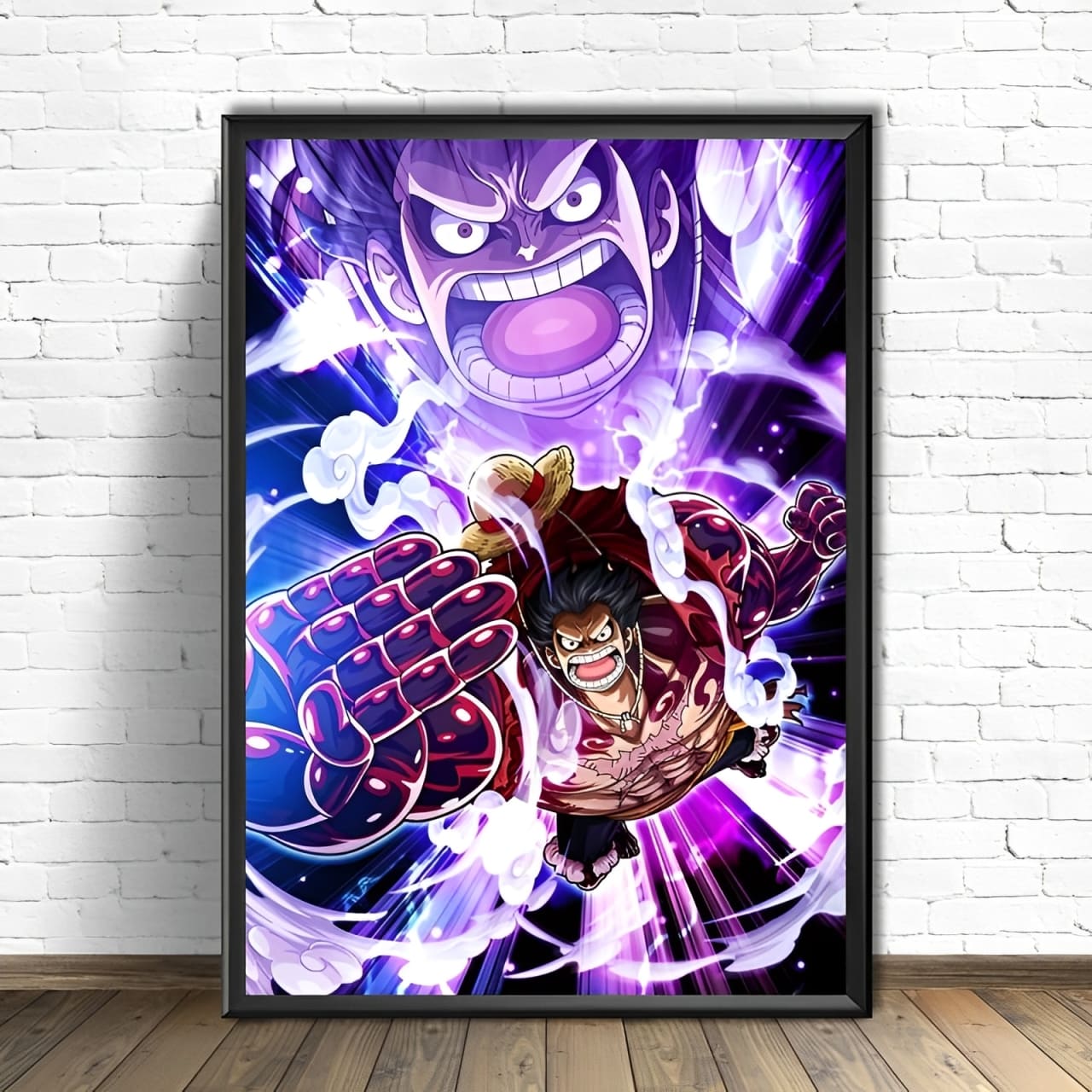 tableau toile one piece luffy gear fourth boundman 1