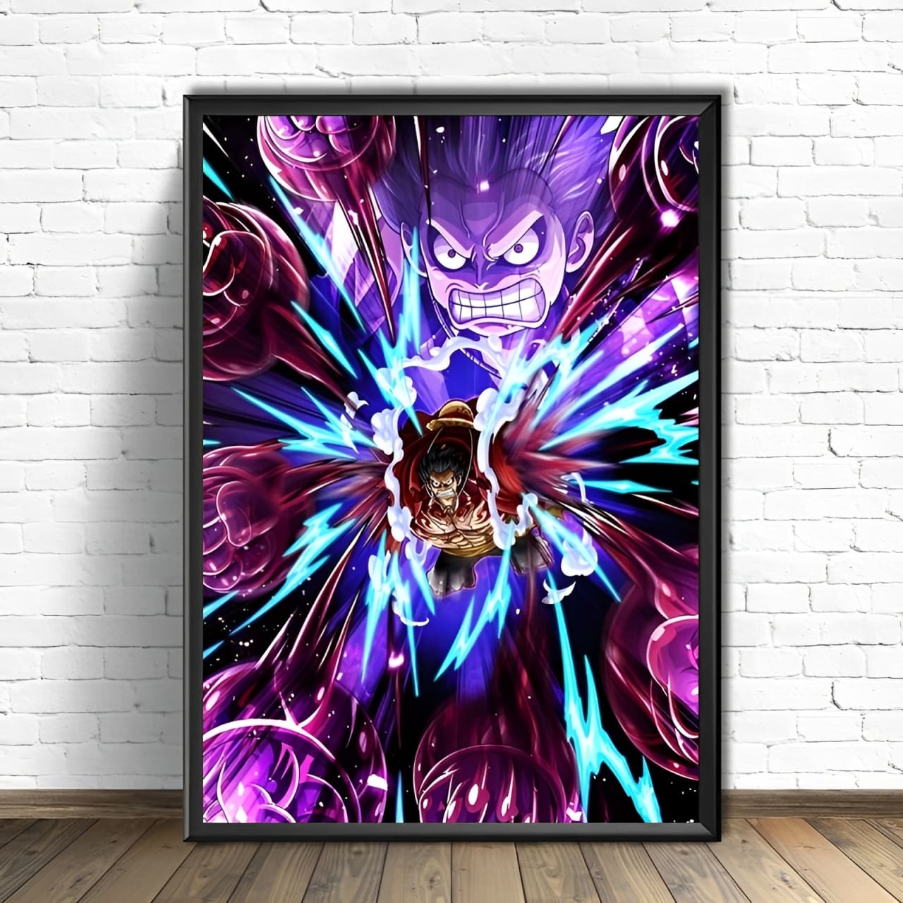 tableau toile one piece monkey luffy kong gatling 1