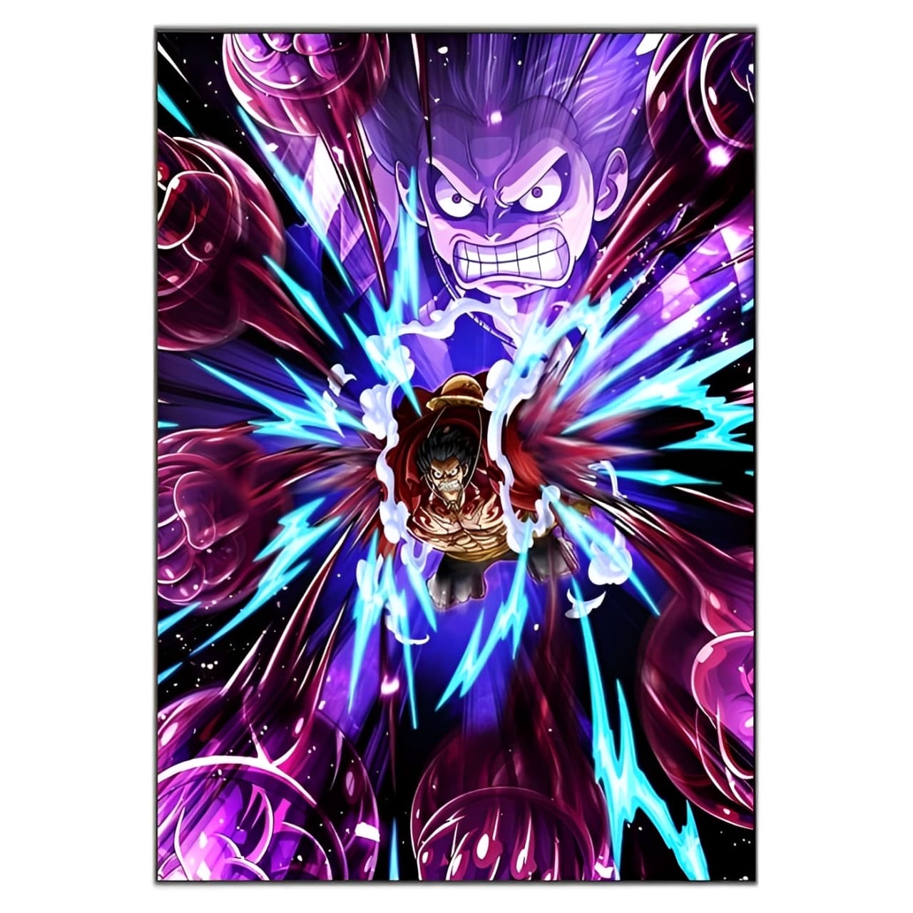 tableau toile one piece monkey luffy kong gatling 3