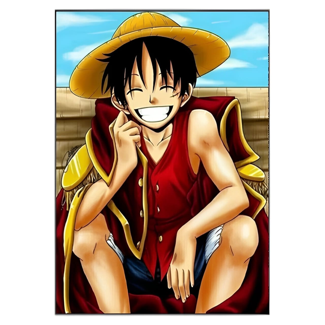 tableau toile one piece monkey luffy smile 3
