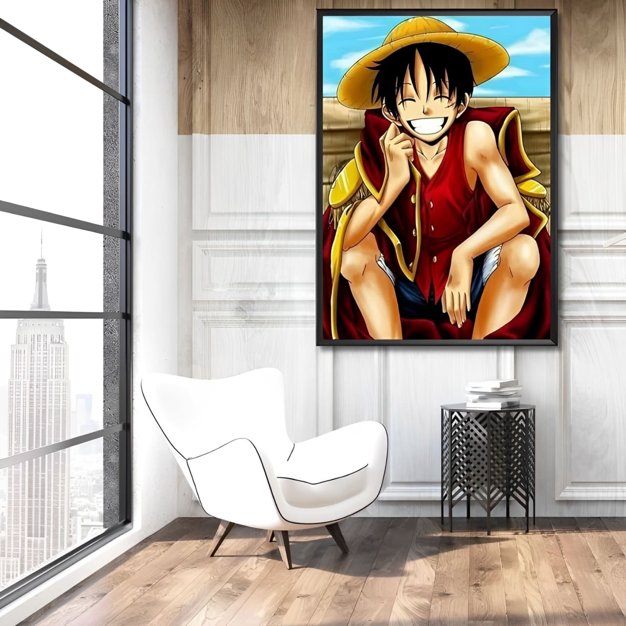tableau toile one piece monkey luffy smile 2